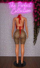 Uncovered Desire Backless Capri Set