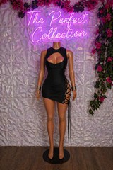 Can’t Compare Lace Up Dress